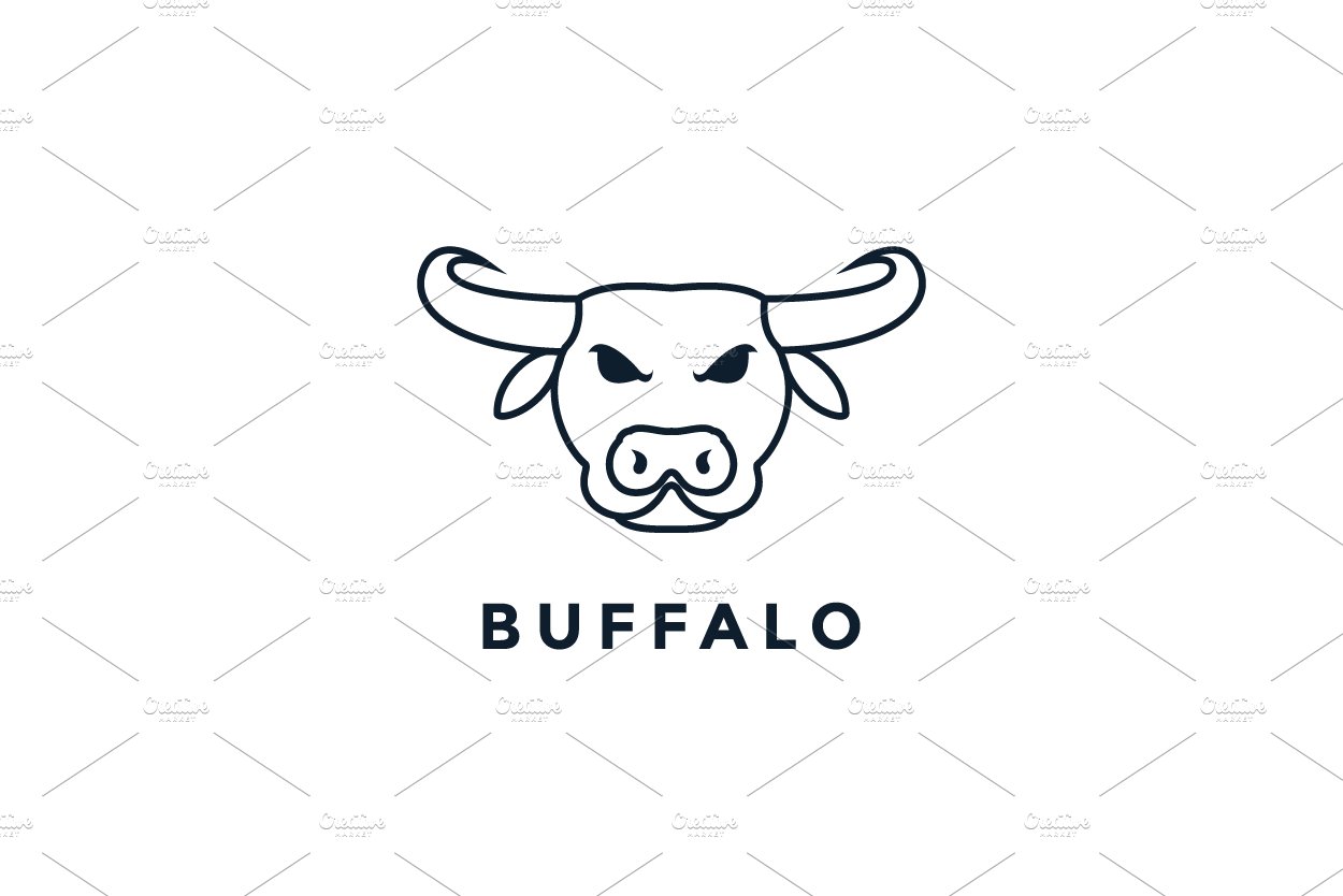head buffalo strong line logo cover image.