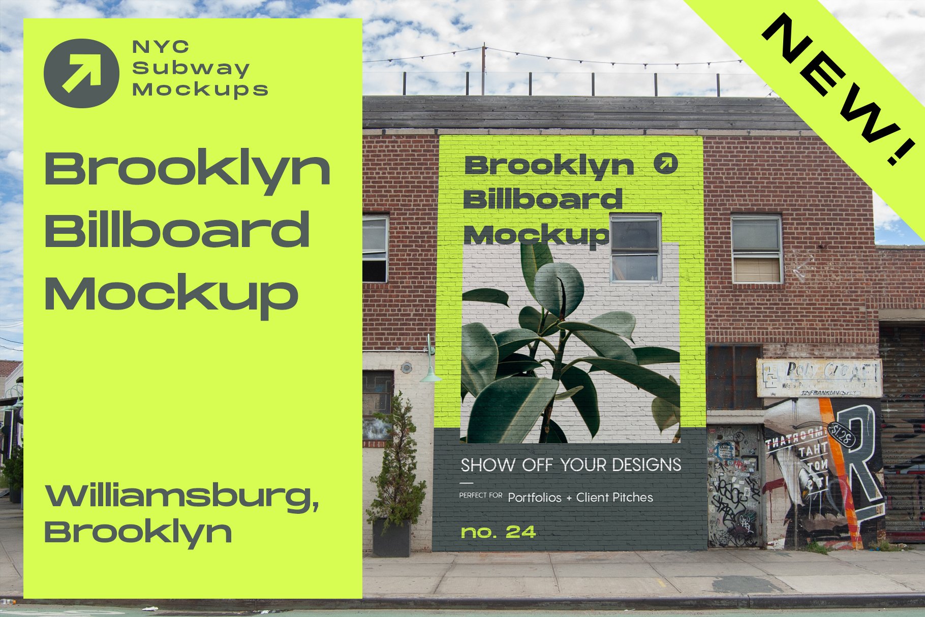 Brooklyn Billboard Mockup cover image.