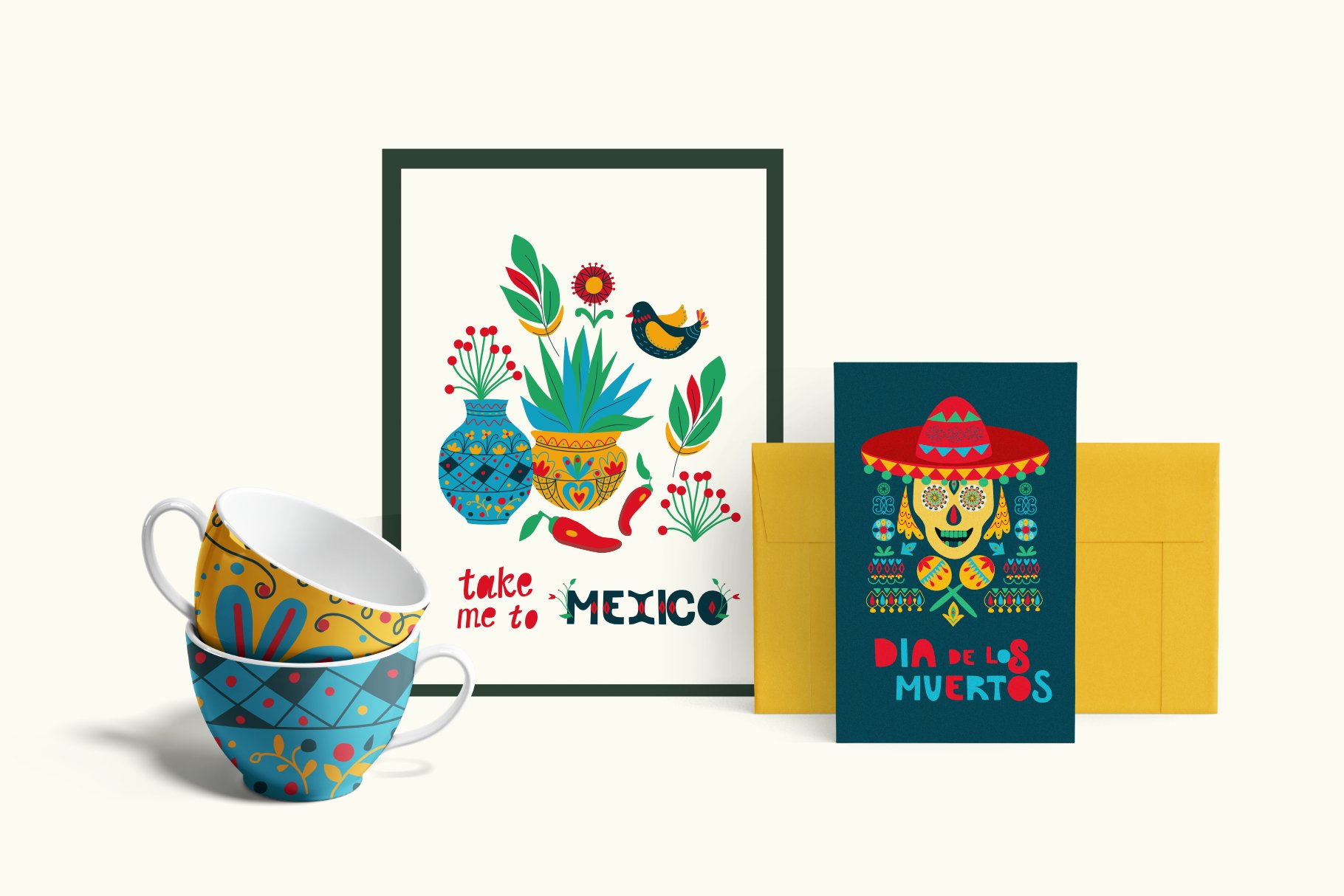 Cinco de Mayo. Mexican Holiday set. preview image.