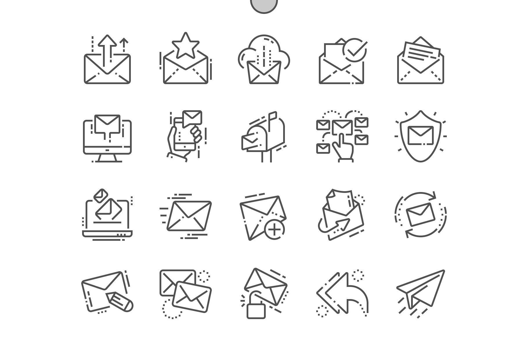 Email Line Icons cover image.