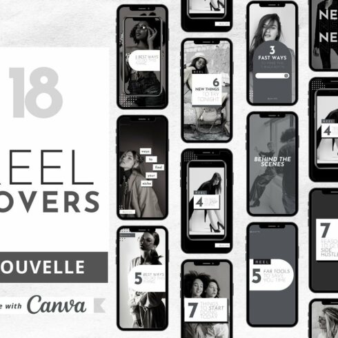 18 Instagram Reel Cover Templates cover image.