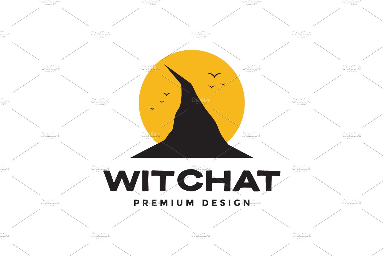 vintage witch hat with sunset logo cover image.