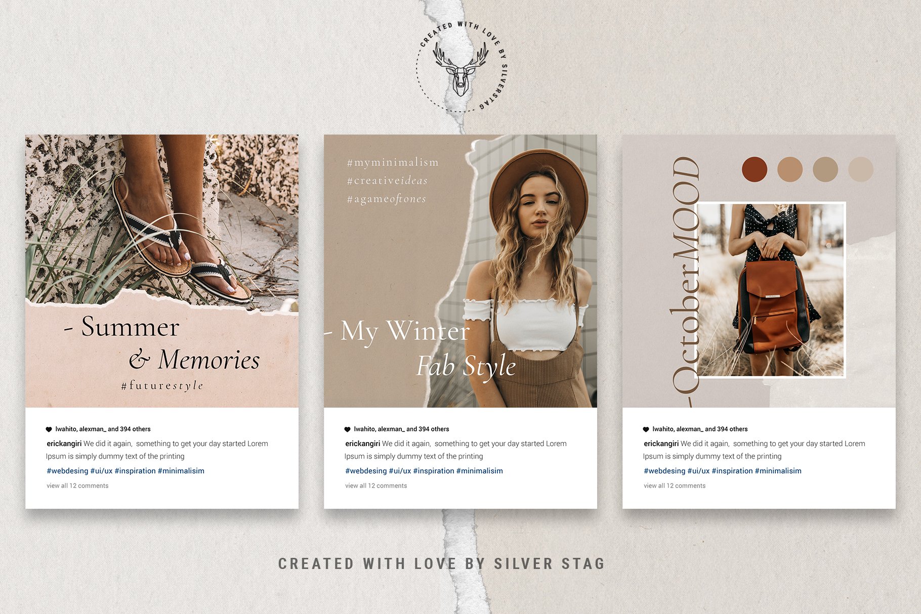 27 instababe instagram post story templates 536