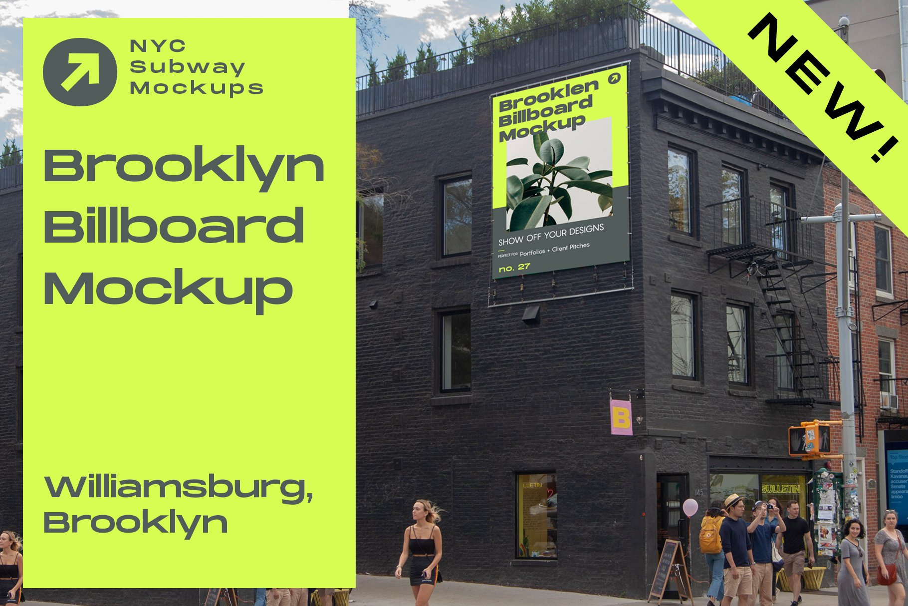 Brooklyn Billboard Mockup cover image.