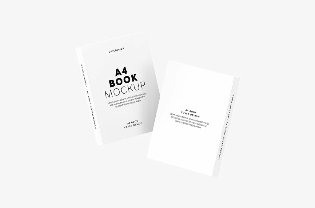 A4 Book Mockup – MasterBundles