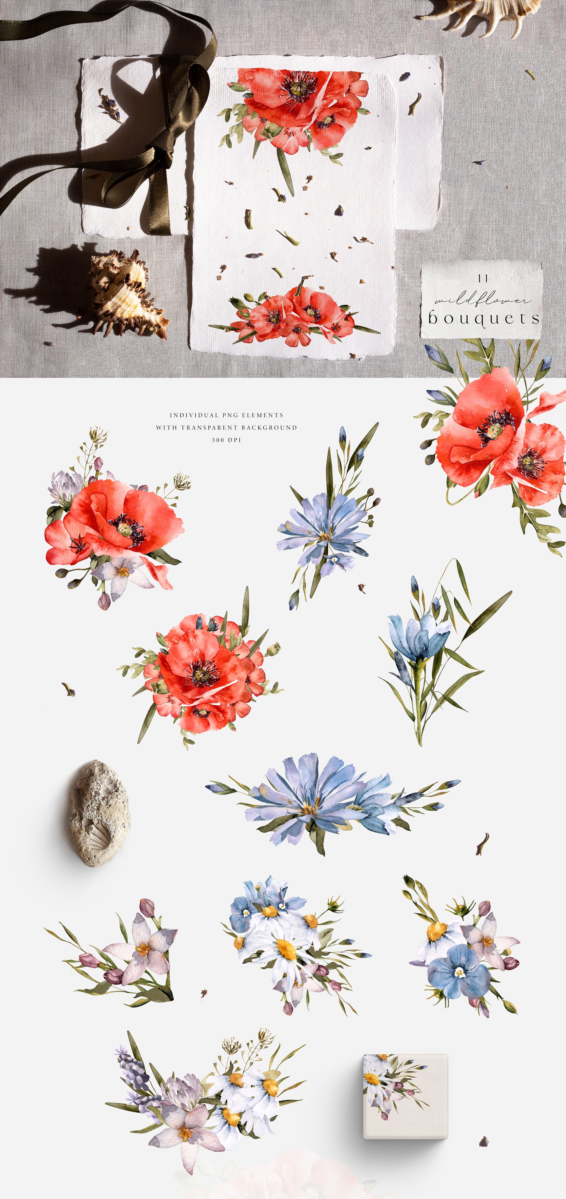 Meadow Mood. Wildflower collection preview image.