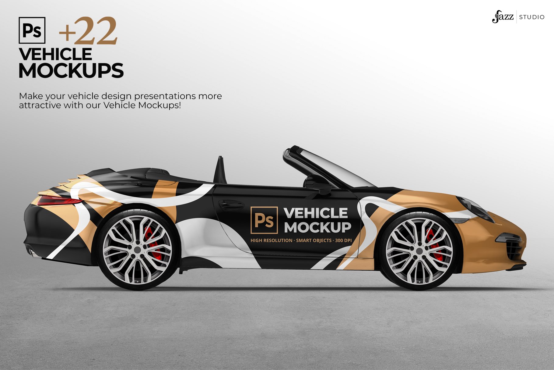 22 Vehicle Mockups - Cars and more preview image.