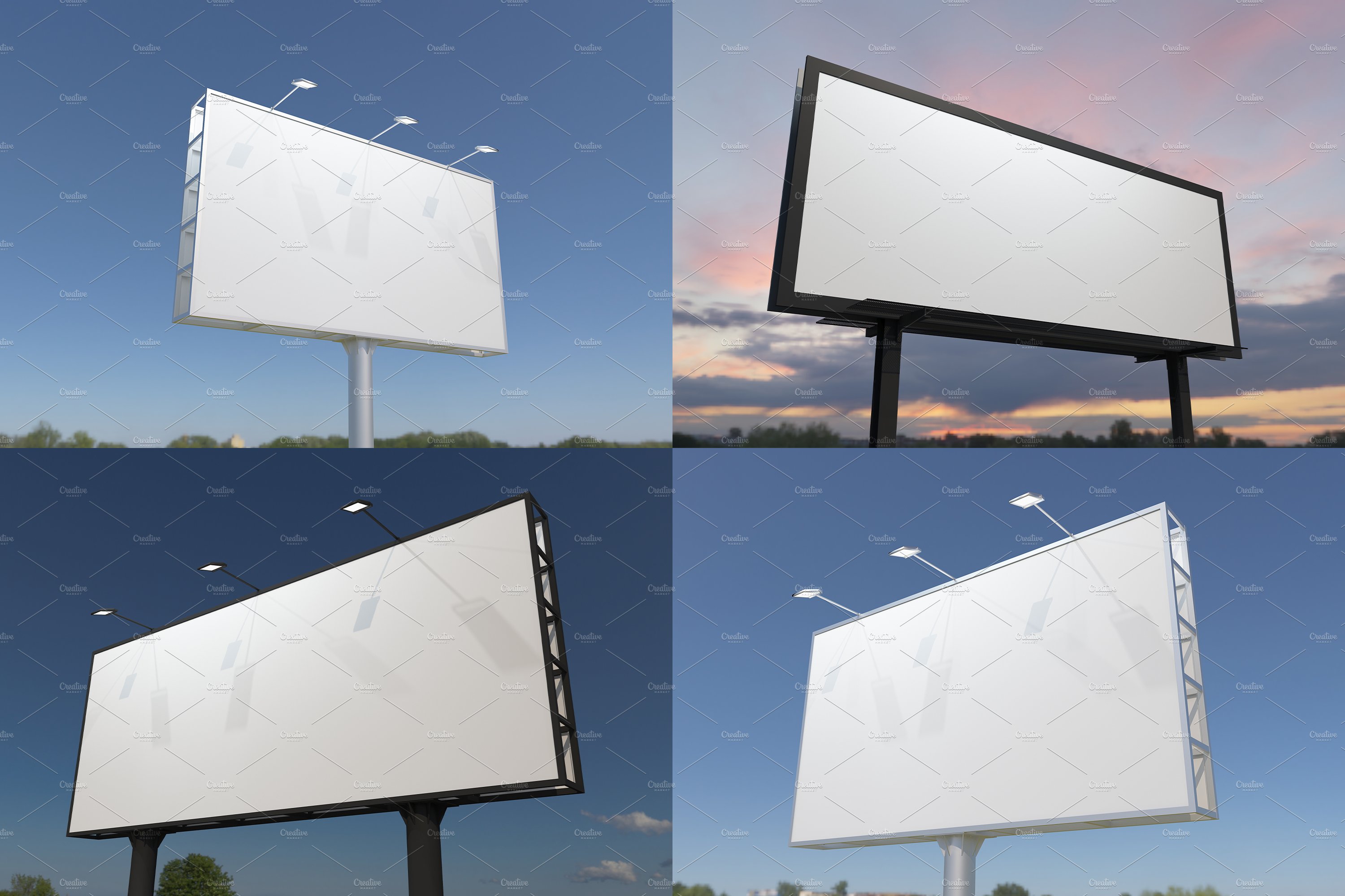 Advertising Billboard Mockup Set V10 preview image.