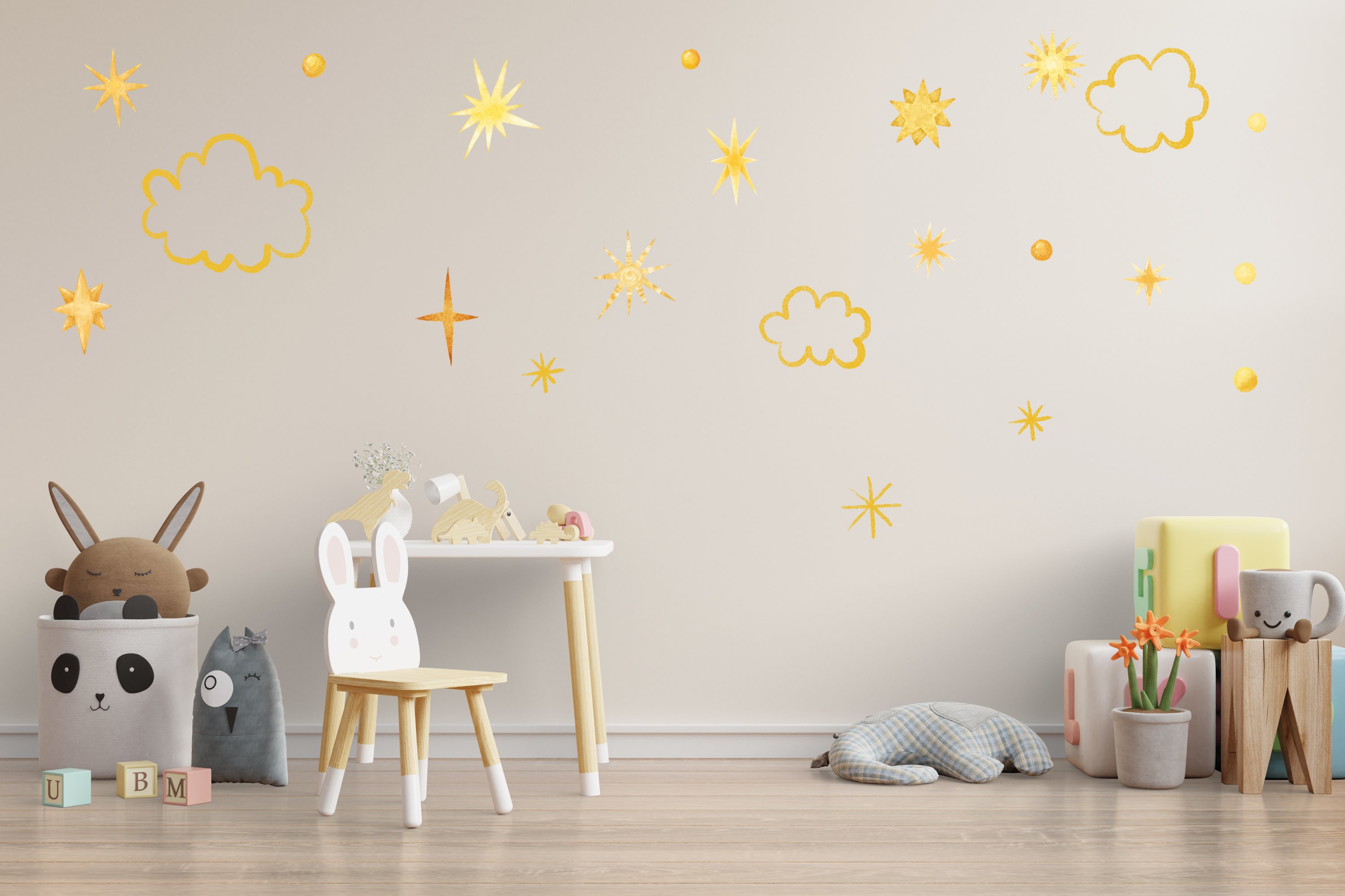 STAR, CLOUDS, SKY CLIPART preview image.