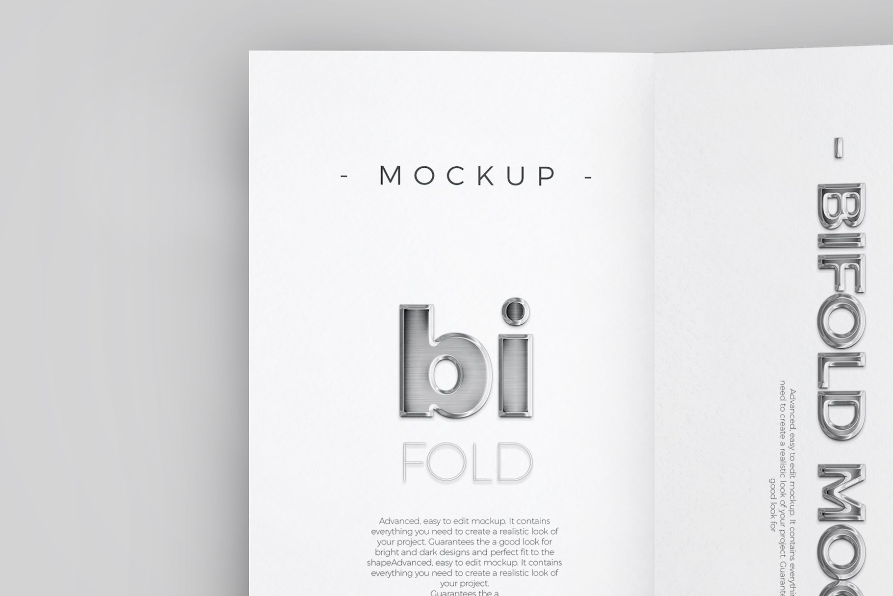 Bi-Fold DL Brochure Mock-up 1 preview image.