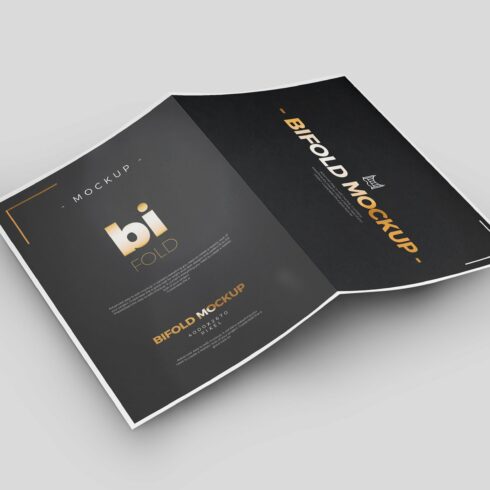 Bi-Fold A5 Brochure / Mock-up 3 cover image.