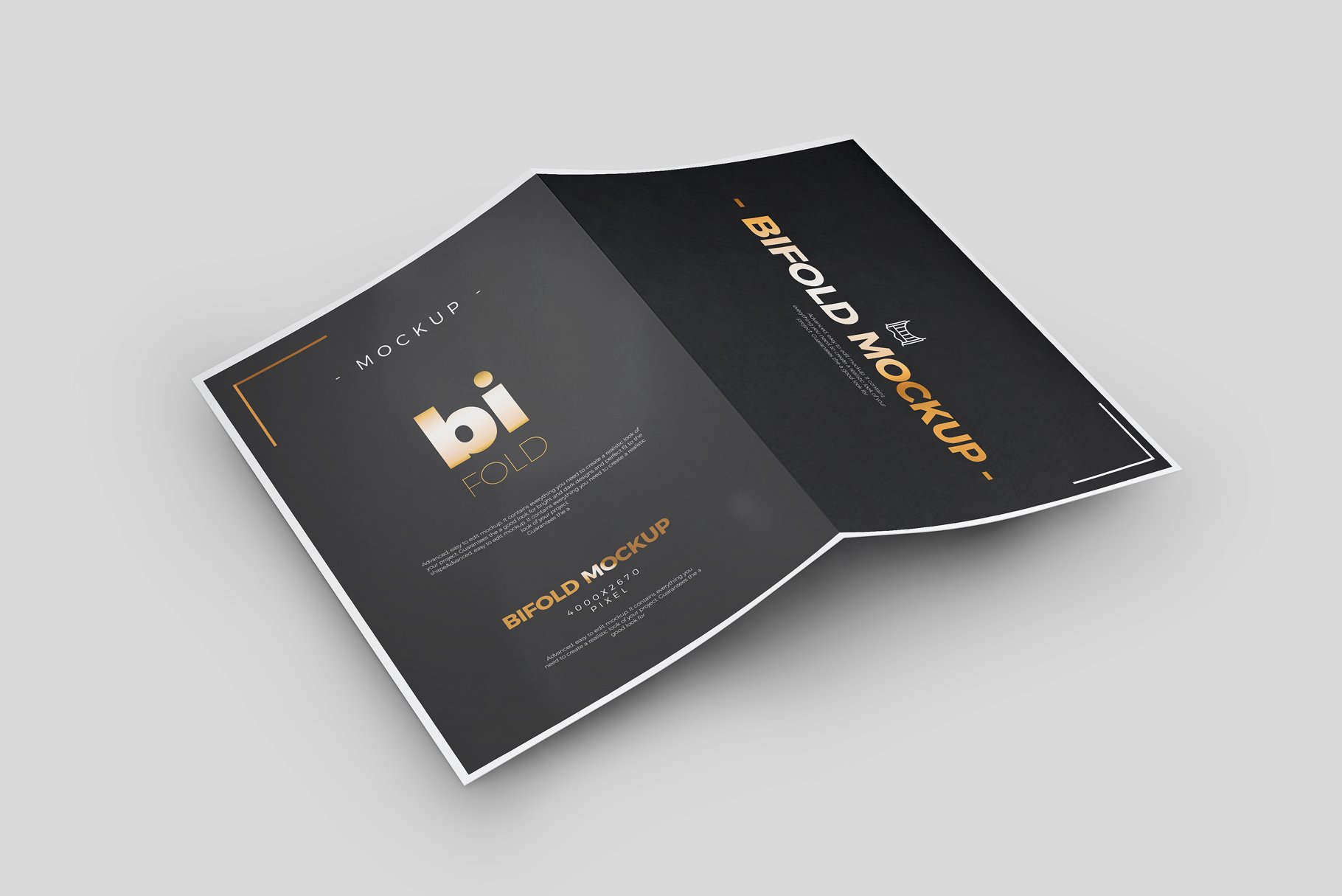 Bi-Fold A5 Brochure / Mock-up 3 cover image.