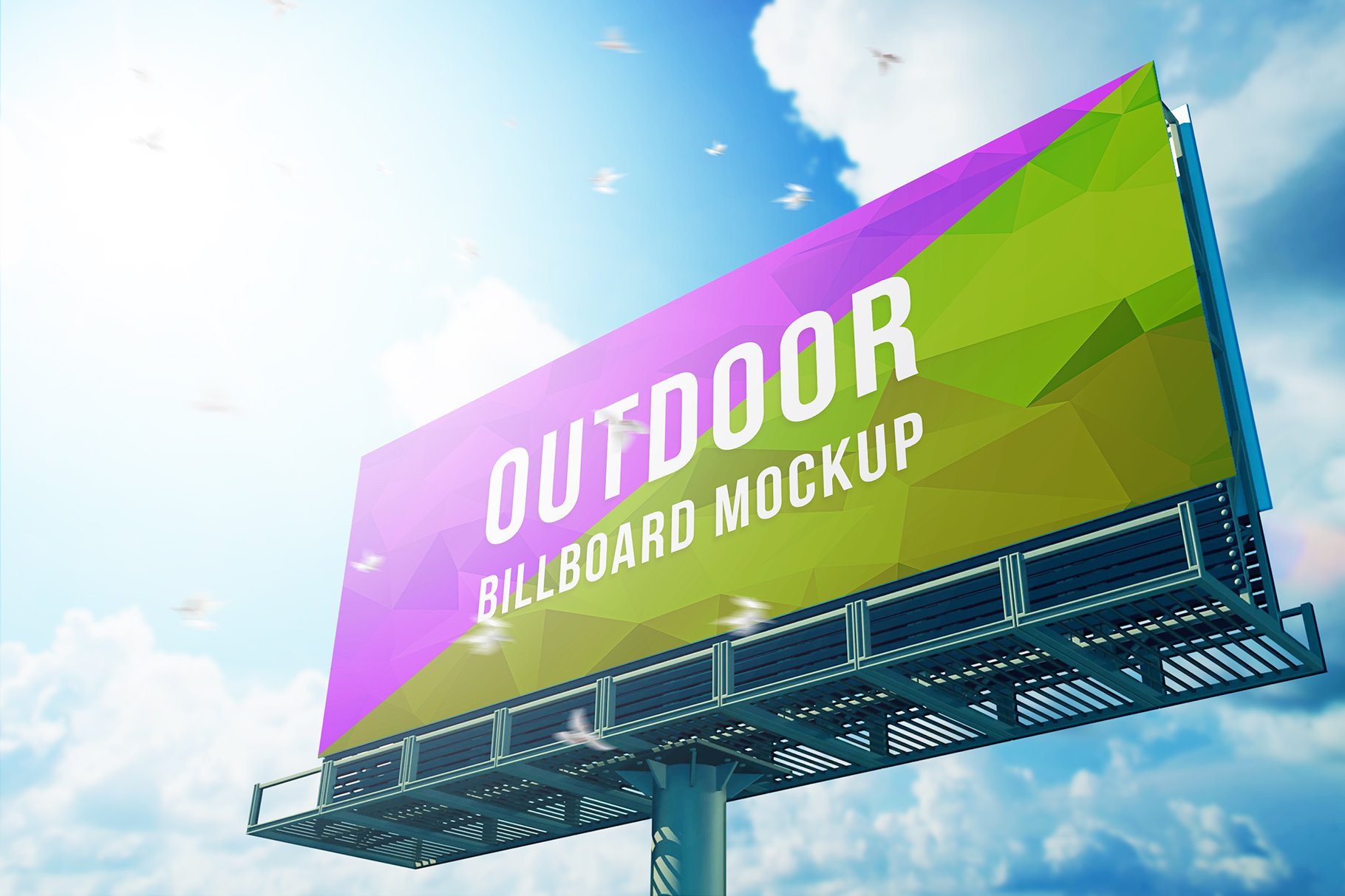 Outdoor Billboard Mockup cover image.