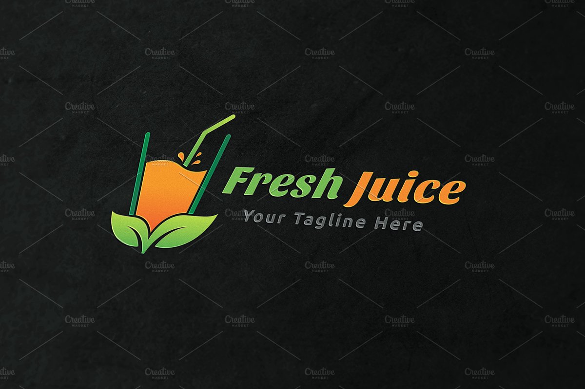 Fresh Juice Logo by Parveen Kaushik on Dribbble