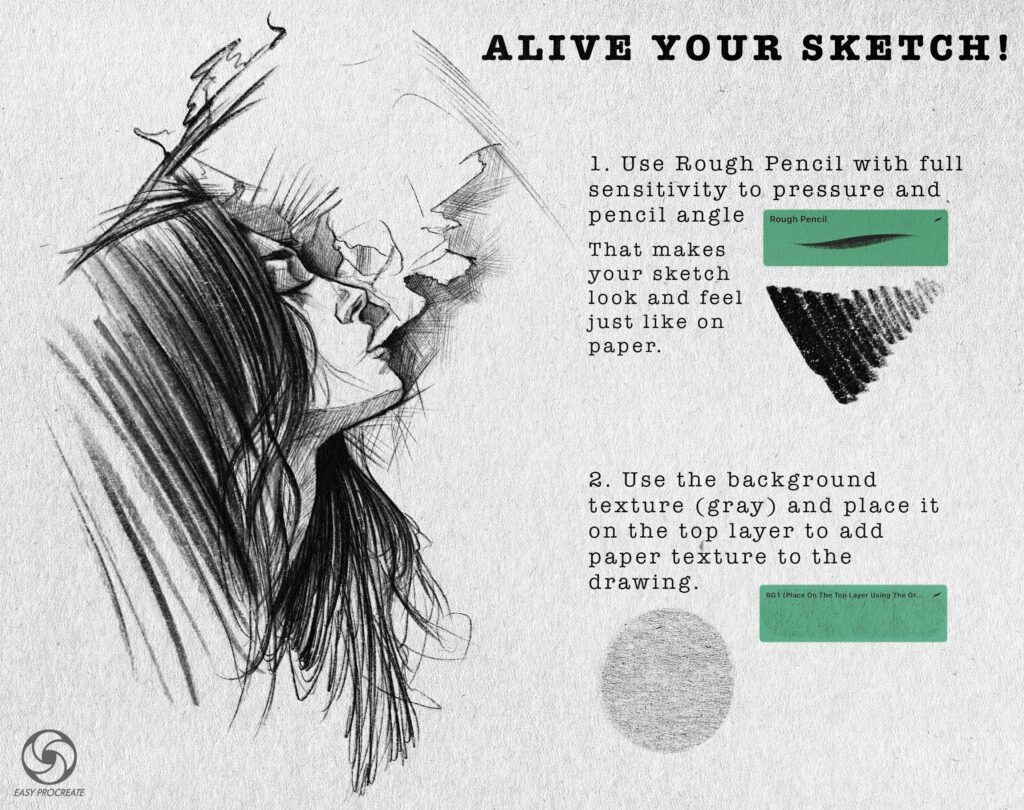 Drawing & Pencil Procreate Brushes MasterBundles