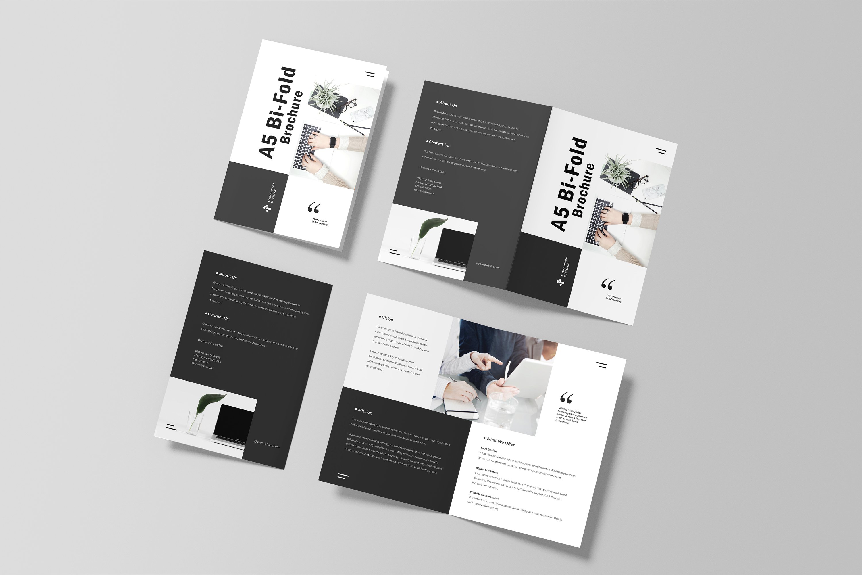 leaflet template a5