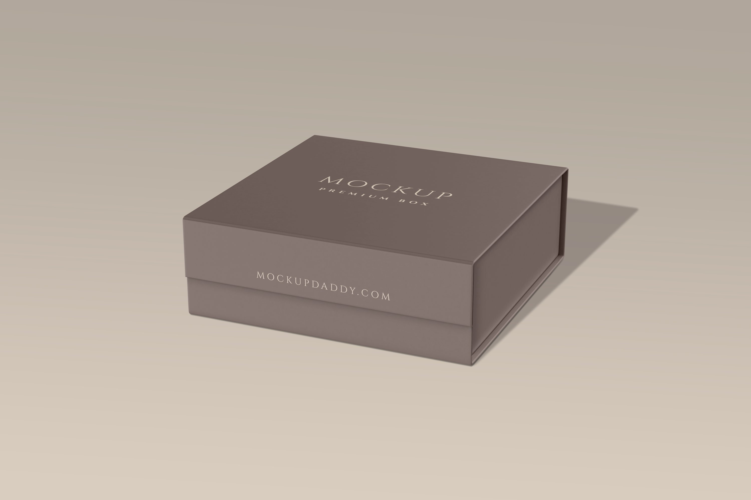 Square Premium Box Mockup cover image.