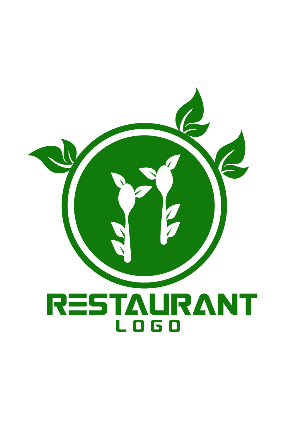 Free Restaurant Logo pinterest preview image.