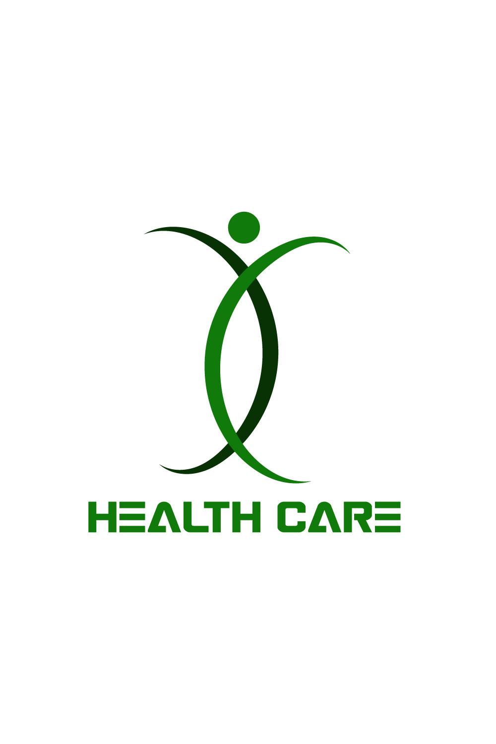 Free Empowering Health logo pinterest preview image.