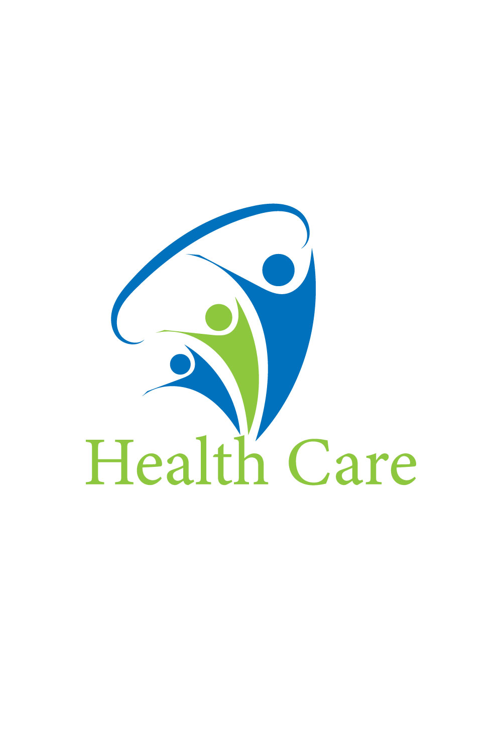 Free Medical Health Logo pinterest preview image.
