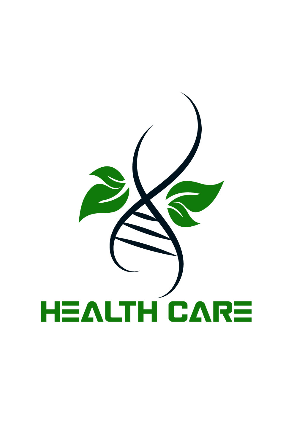 Free Health Center Logo pinterest preview image.