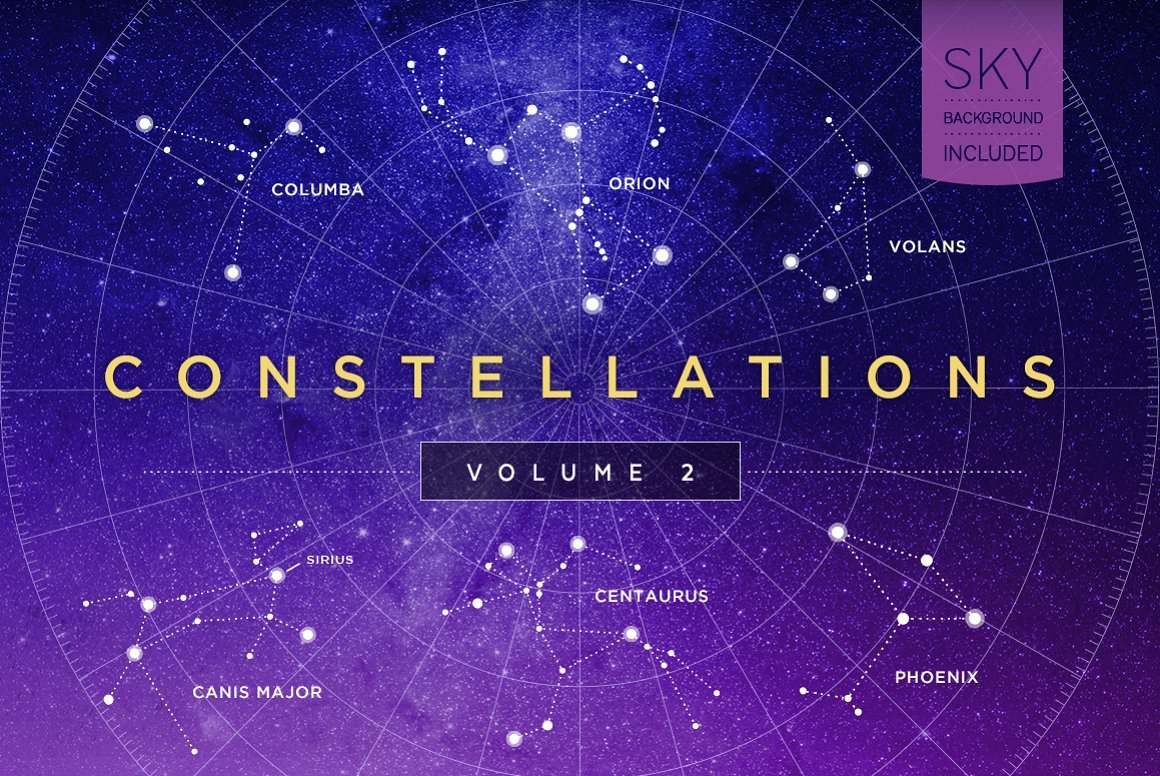 3 constellations vector – main – vol 2 829
