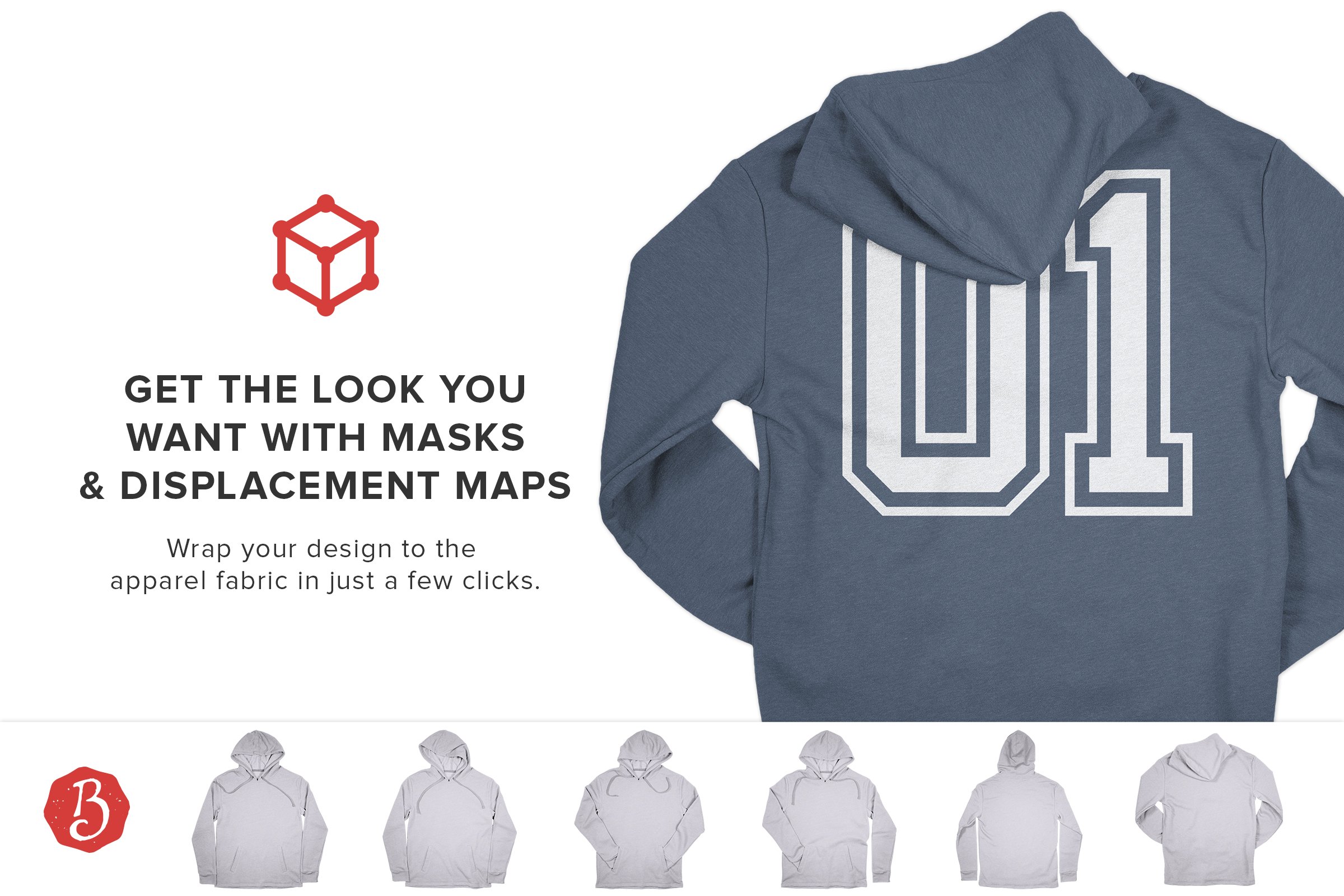 3 hoodie mockup simple effects 333