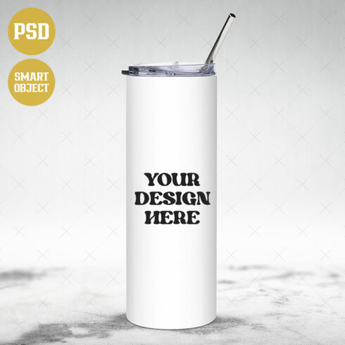 Skinny Tumbler Mockup | PSD Mockup cover image.