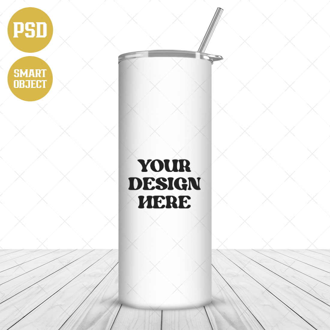 Skinny Tumbler Mockup | PSD Mockup cover image.