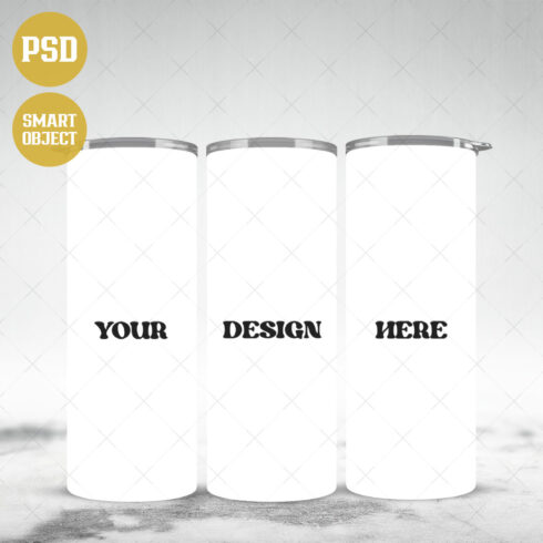 Skinny Tumbler Mockup | PSD Mockup cover image.