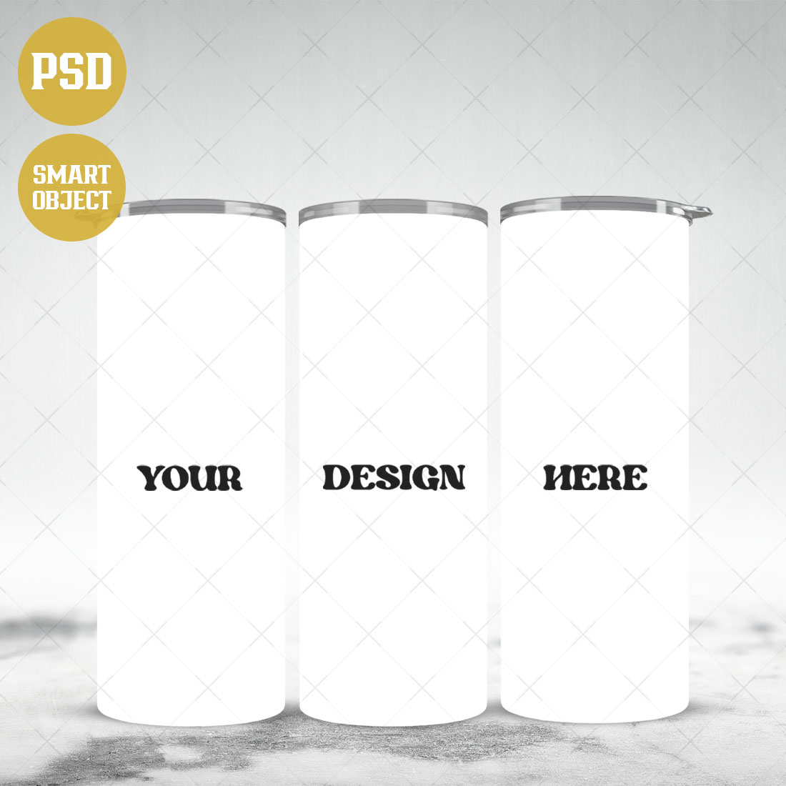 Skinny Tumbler Mockup | PSD Mockup cover image.