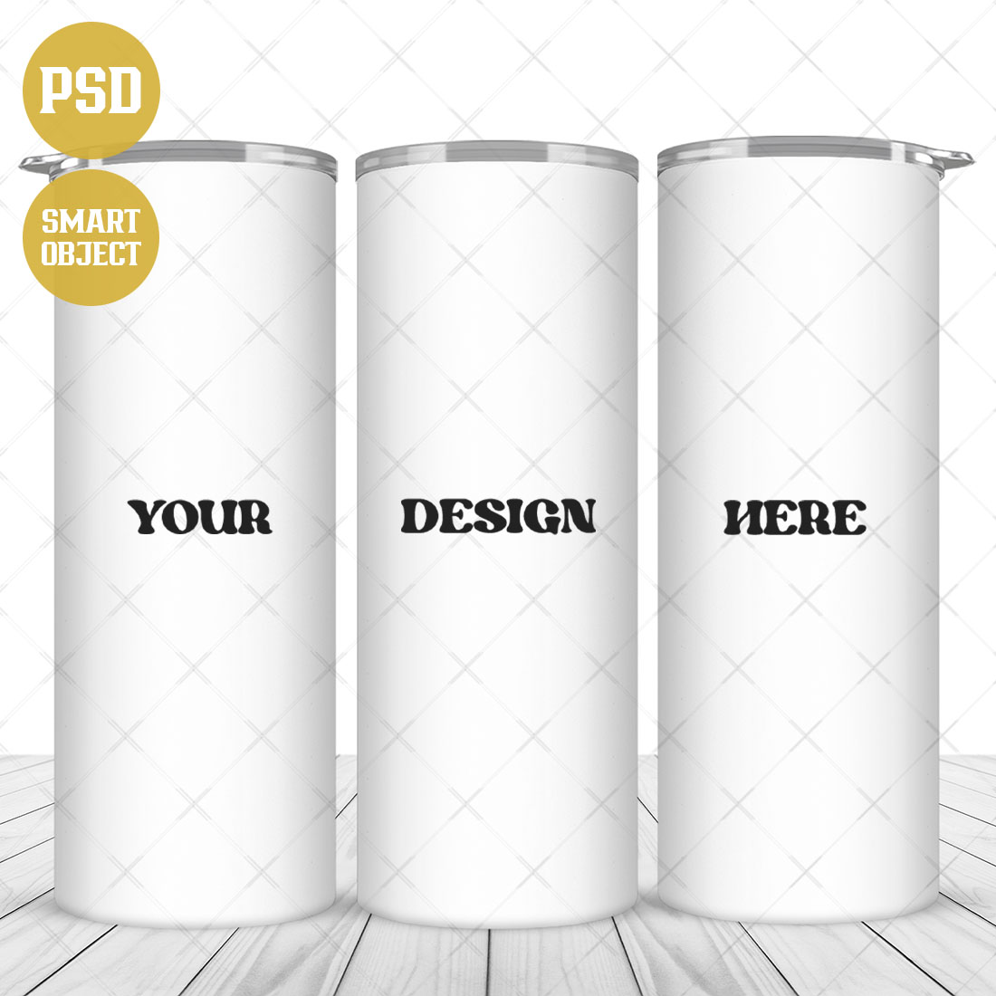 Skinny Tumbler Mockup | PSD Mockup cover image.