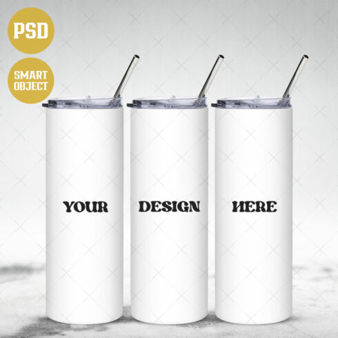 Skinny Tumbler Mockup | PSD Mockup cover image.