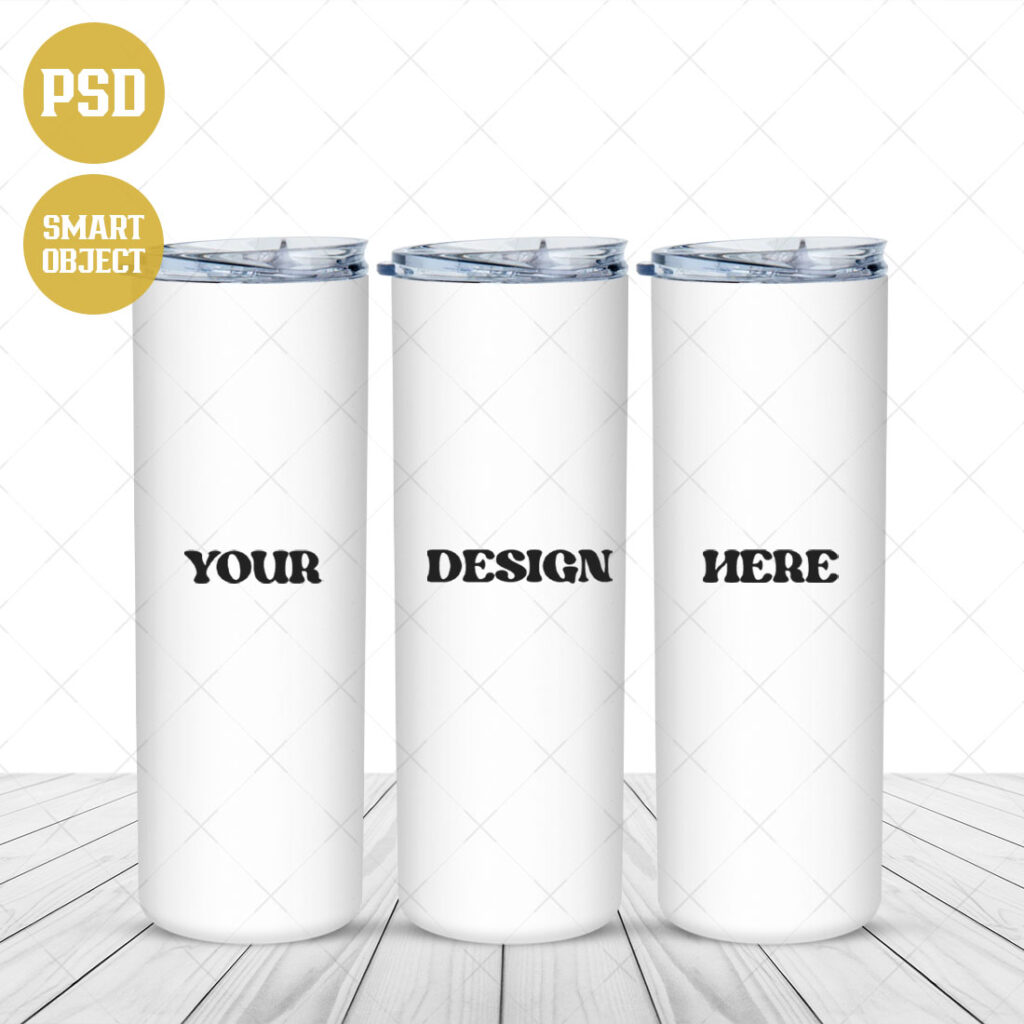 Skinny Tumbler Mockup Psd Mockup Masterbundles