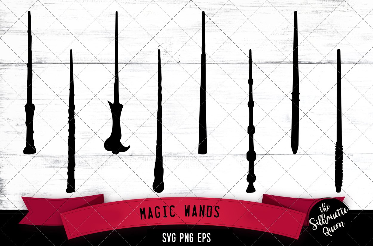 Magic Wands Silhouette Vector cover image.