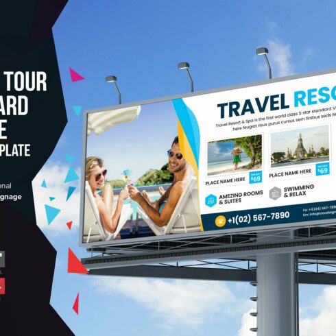 Holiday Travel Billboard Signage v2 cover image.