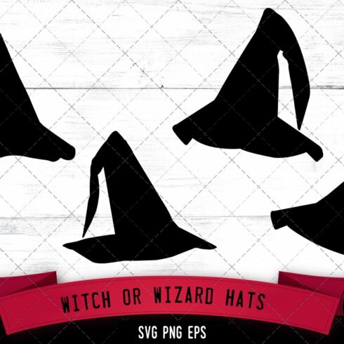 Witch or Wizard Hats Vector cover image.