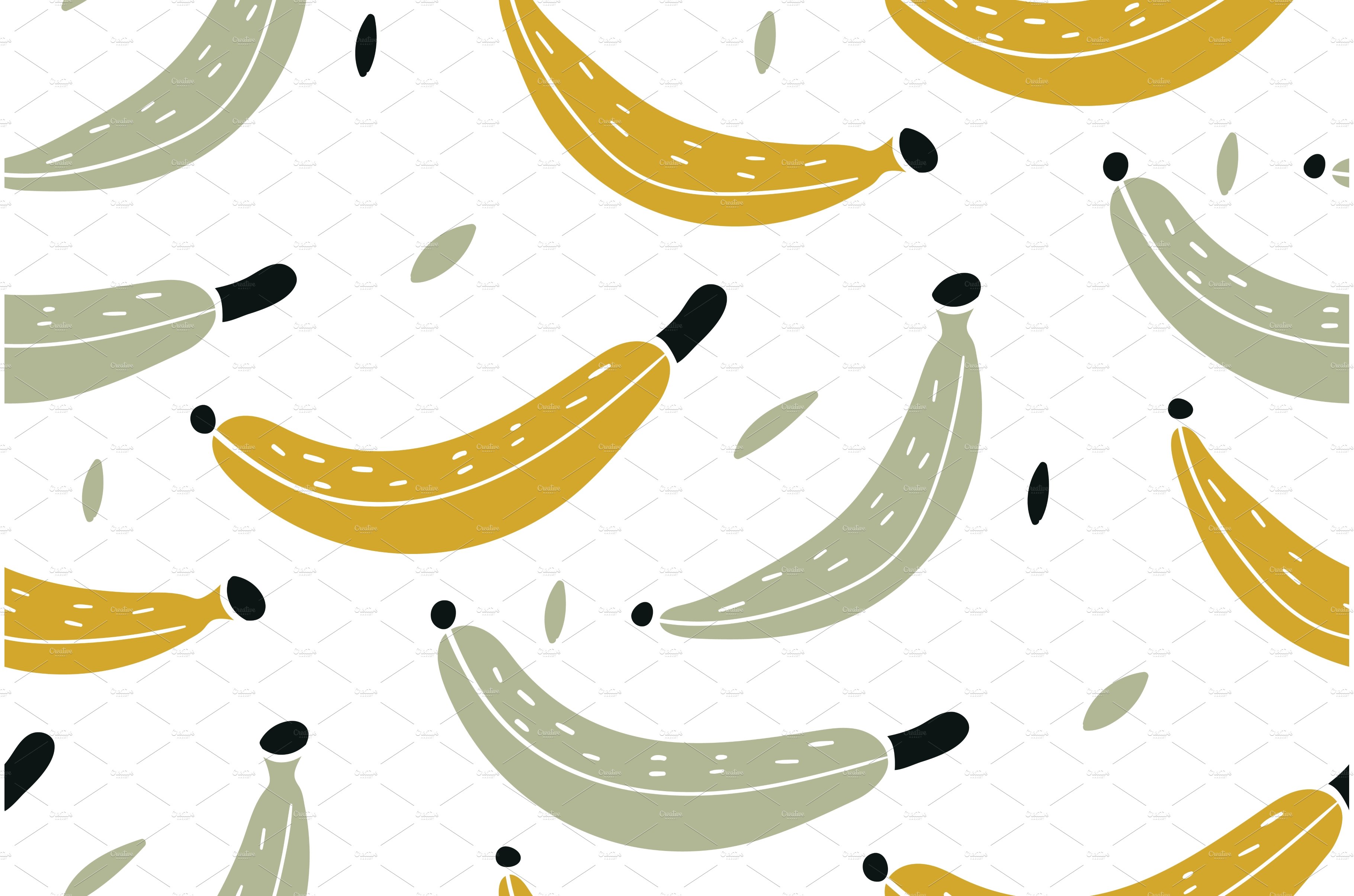 Yellow bananas on a white background cover image.