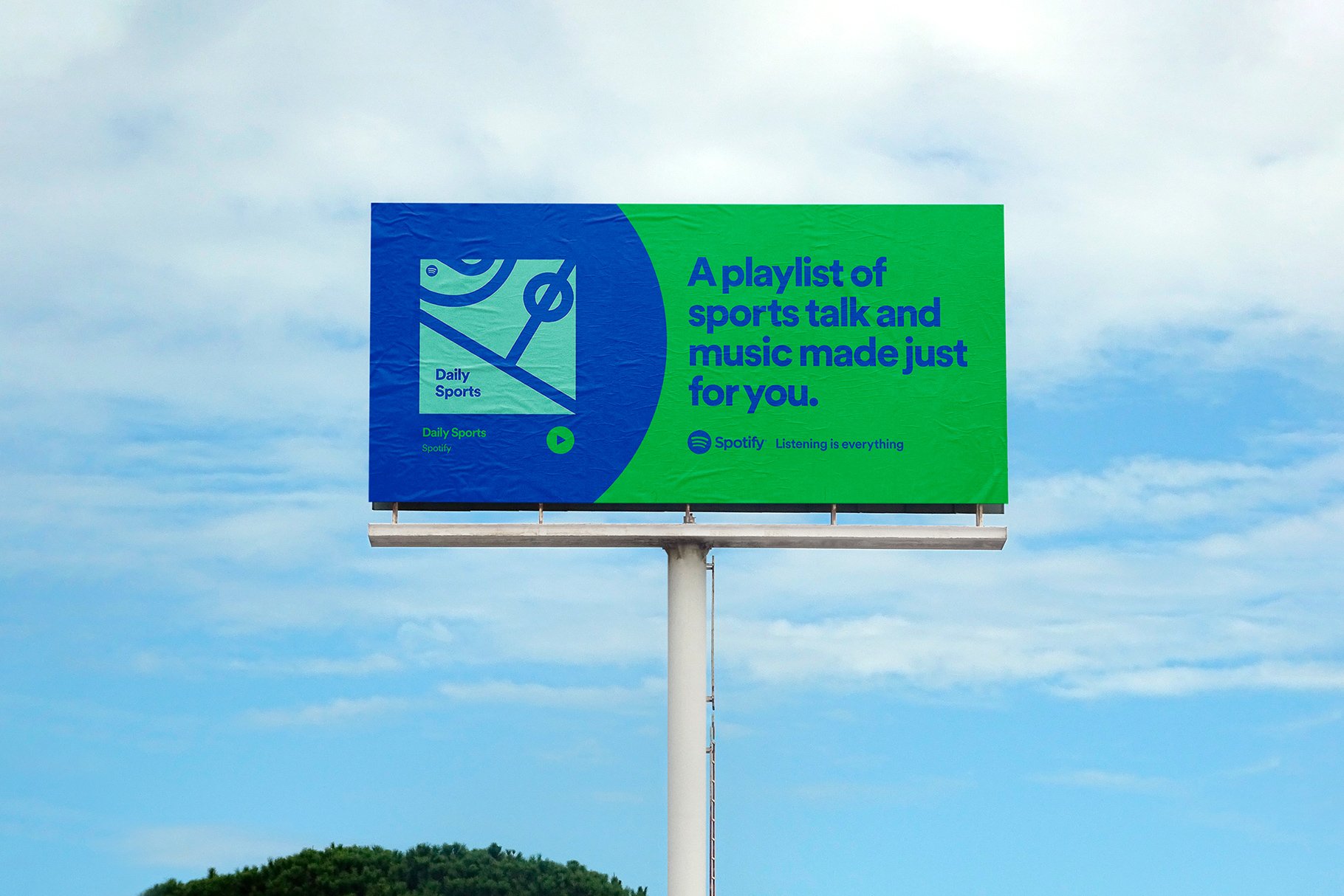 Billboard Urban Street Mockup - PSD preview image.