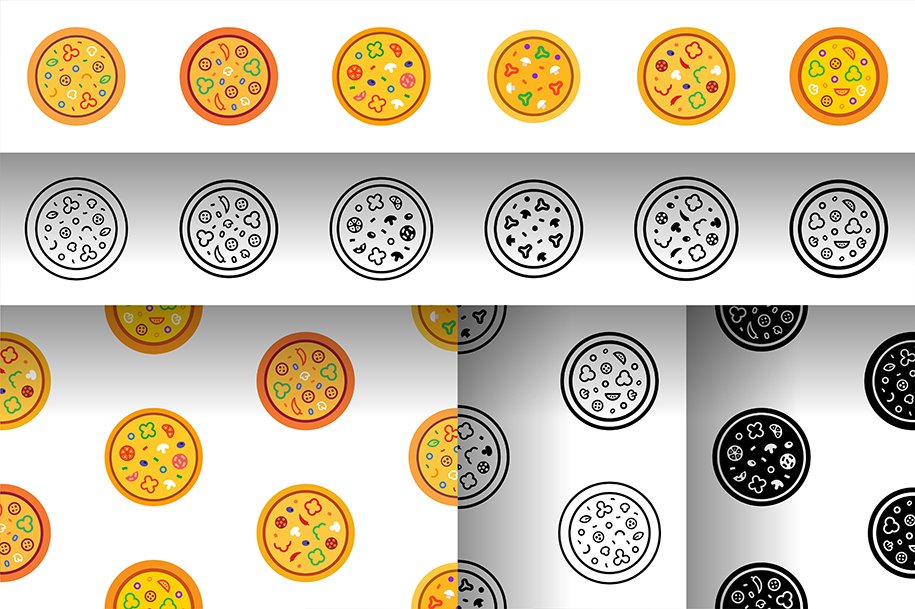 Pizza Set + pattern cover image.