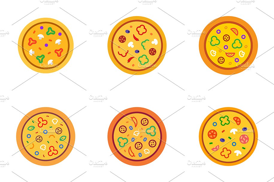 Pizza Set + pattern preview image.