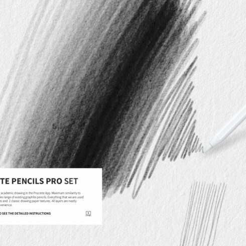 Graphite Pencils for Procreate cover image.