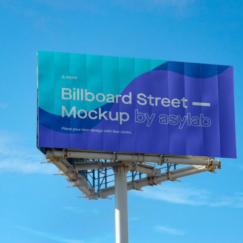 Billboard Urban Street Mockup - PSD cover image.