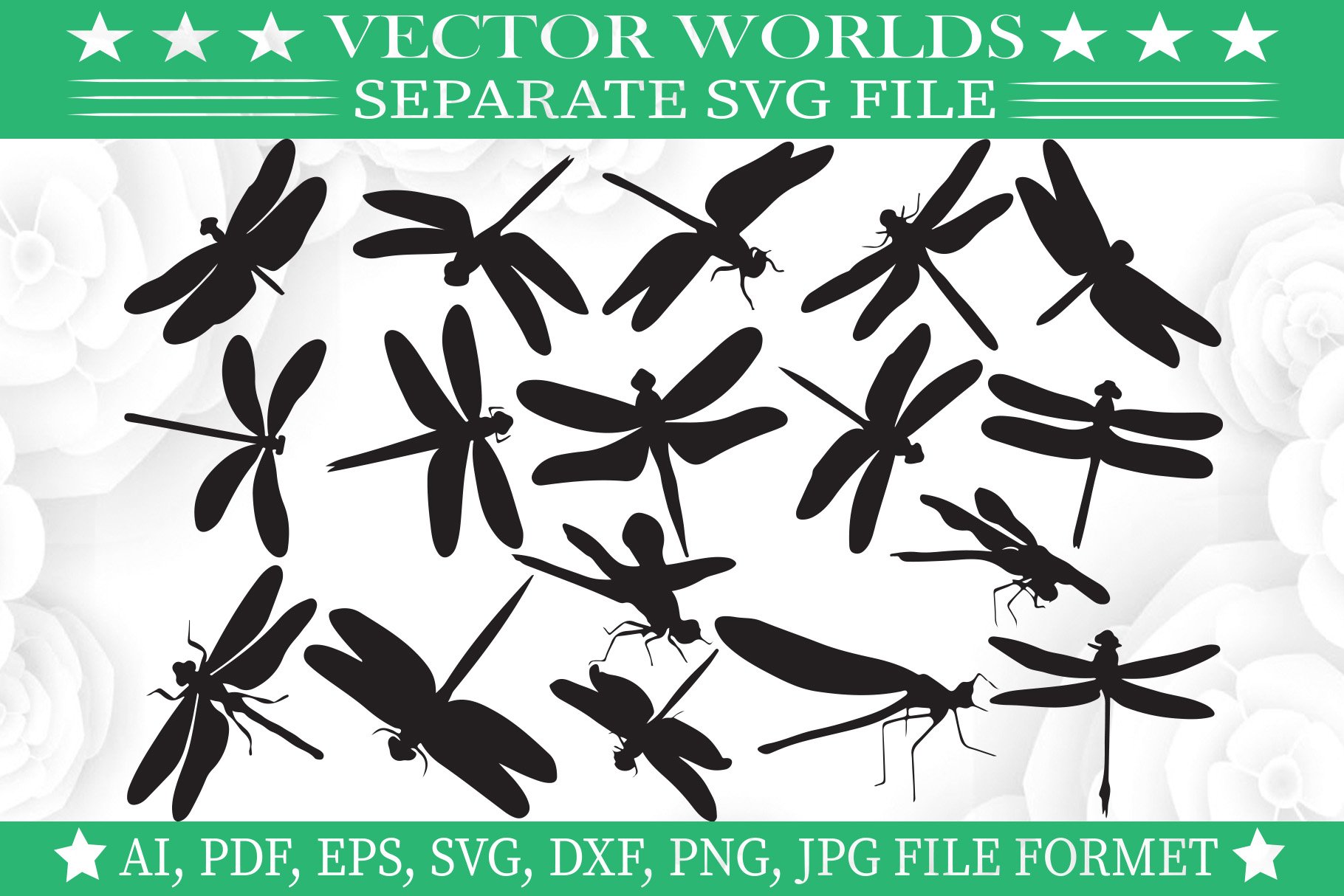 Dragonfly Svg, Dragon, Fly Svg cover image.