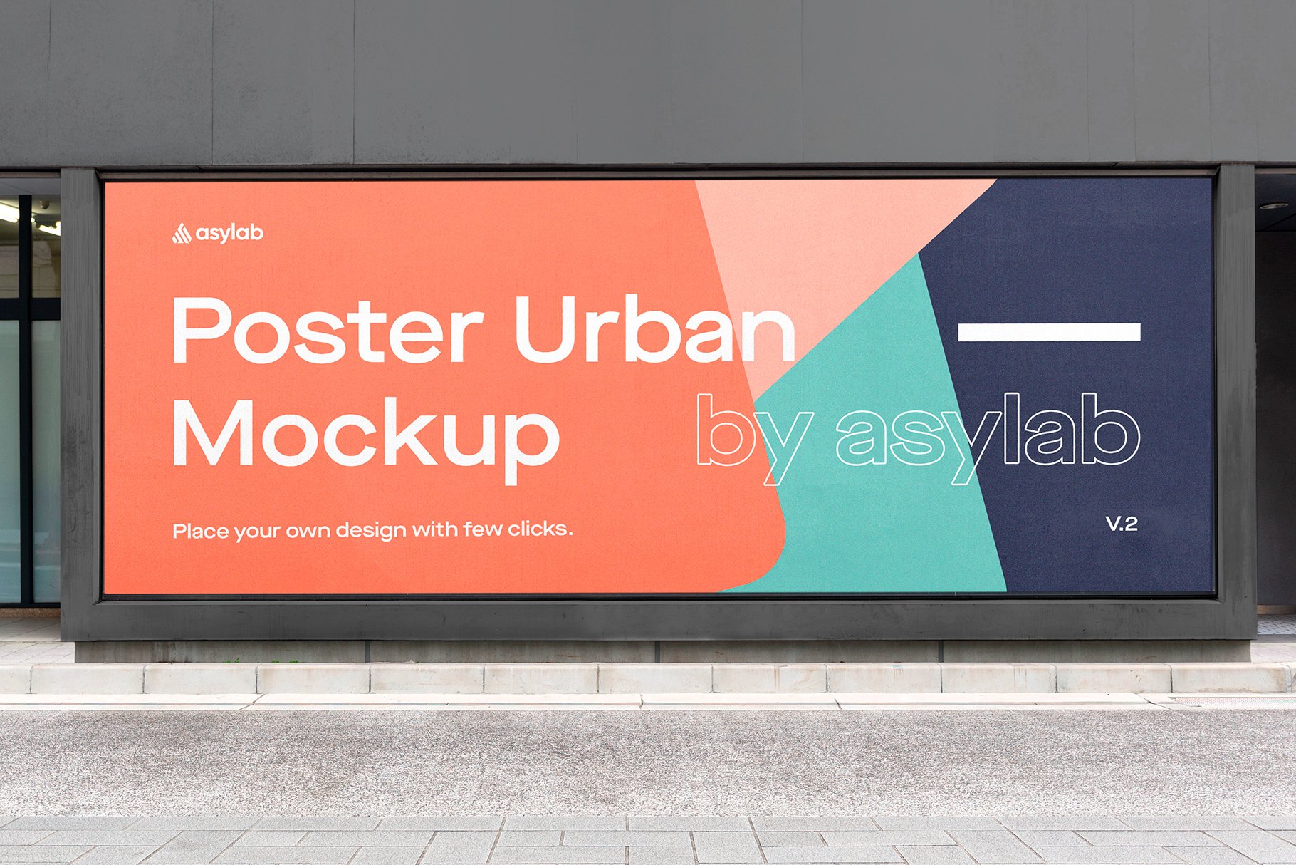 Urban Poster Street Mockup - PSD cover image.