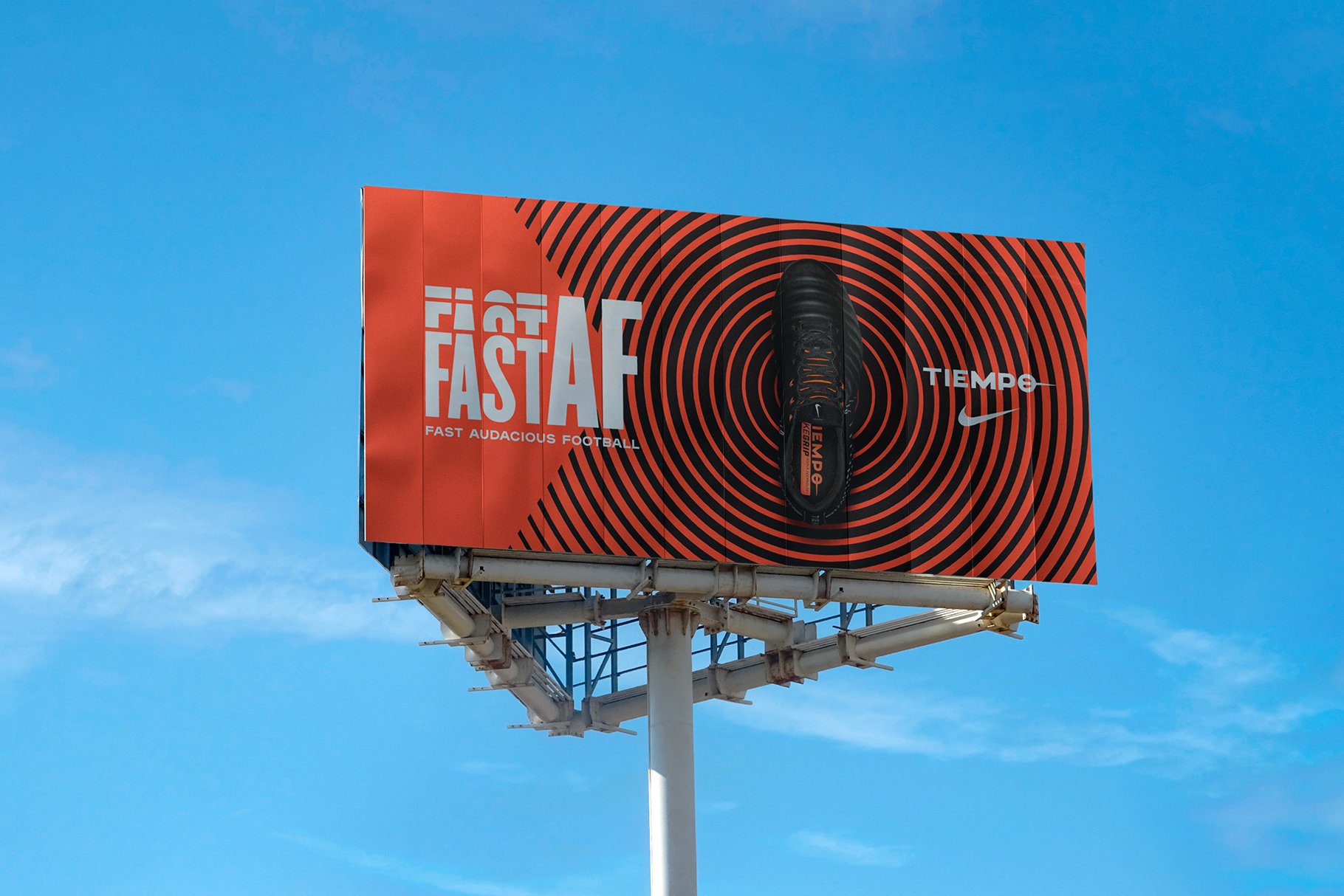 Billboard Urban Street Mockup - PSD preview image.