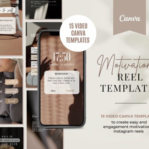 15 Instagram Video Reel Templates cover image.
