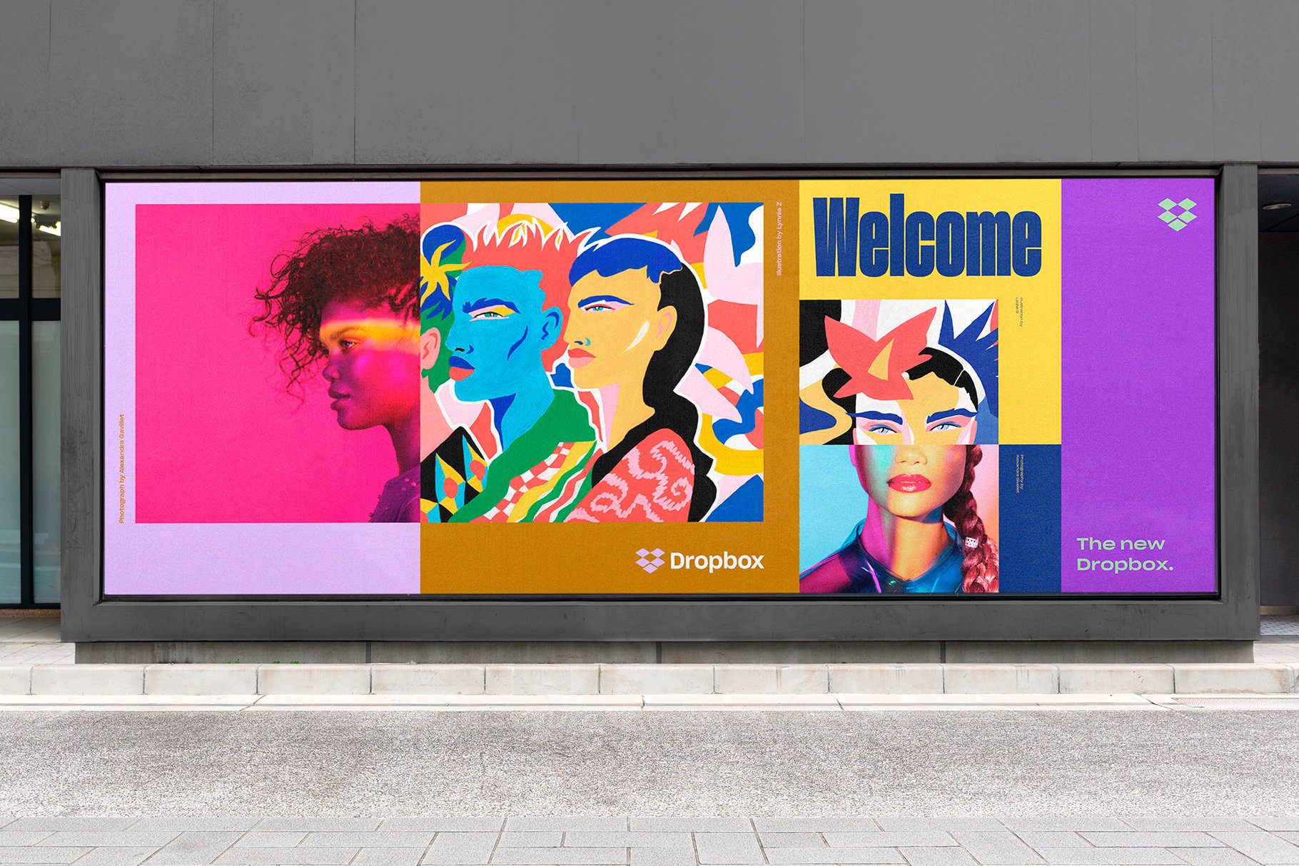 Urban Poster Street Mockup - PSD preview image.