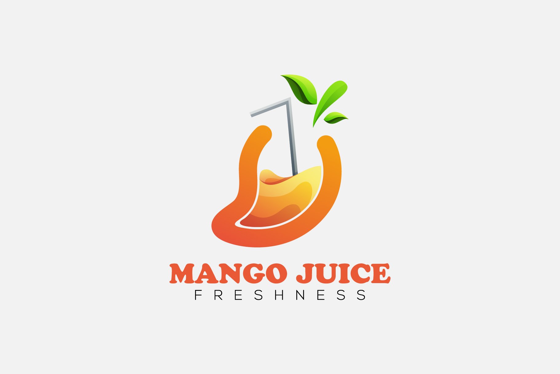 Mango Juice Modern Gradient Colorful cover image.