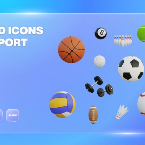 3D Icons Sport cover image.